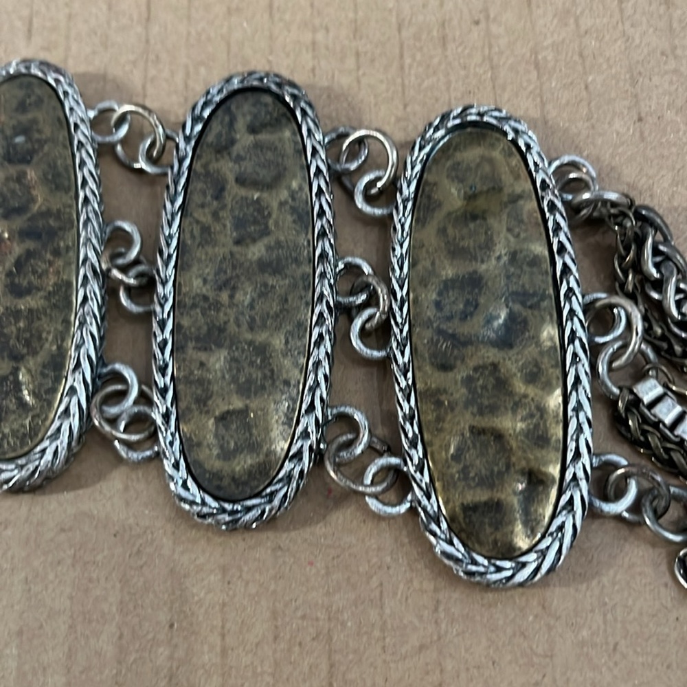 Chicos Hammered Primitive Belt, Different Chains … - image 2